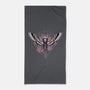 Death Moth-none beach towel-xMorfina