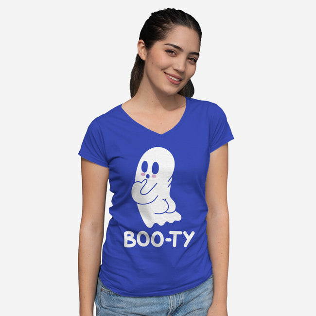 BOOty-womens v-neck tee-Doctor Billionaire