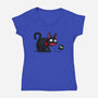 Sootball-womens v-neck tee-Raffiti