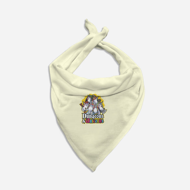 Dungeons and Unicorns-dog bandana pet collar-T33s4U