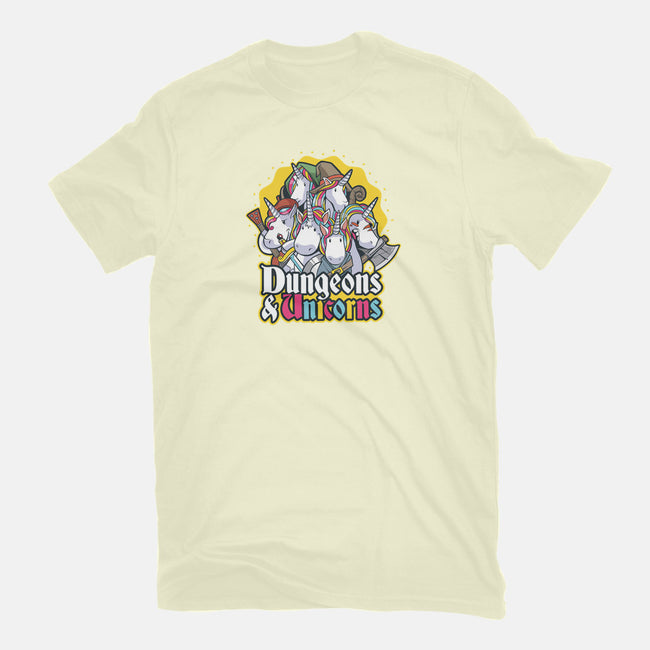 Dungeons and Unicorns-womens basic tee-T33s4U
