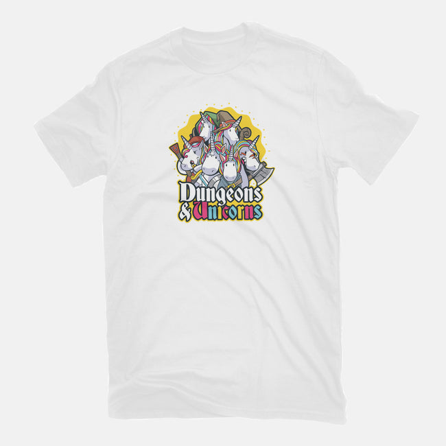 Dungeons and Unicorns-womens basic tee-T33s4U