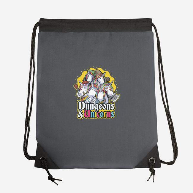 Dungeons and Unicorns-none drawstring bag-T33s4U