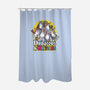 Dungeons and Unicorns-none polyester shower curtain-T33s4U