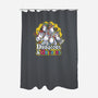 Dungeons and Unicorns-none polyester shower curtain-T33s4U