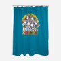 Dungeons and Unicorns-none polyester shower curtain-T33s4U