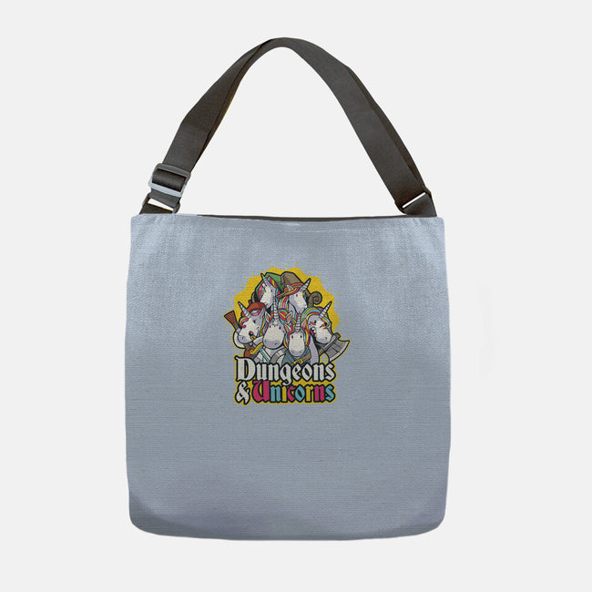 Dungeons and Unicorns-none adjustable tote-T33s4U