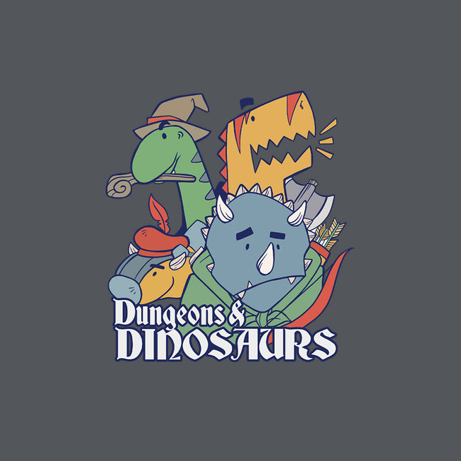Dungeons and Dinosaurs-none stretched canvas-T33s4U
