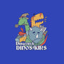 Dungeons and Dinosaurs-none stretched canvas-T33s4U