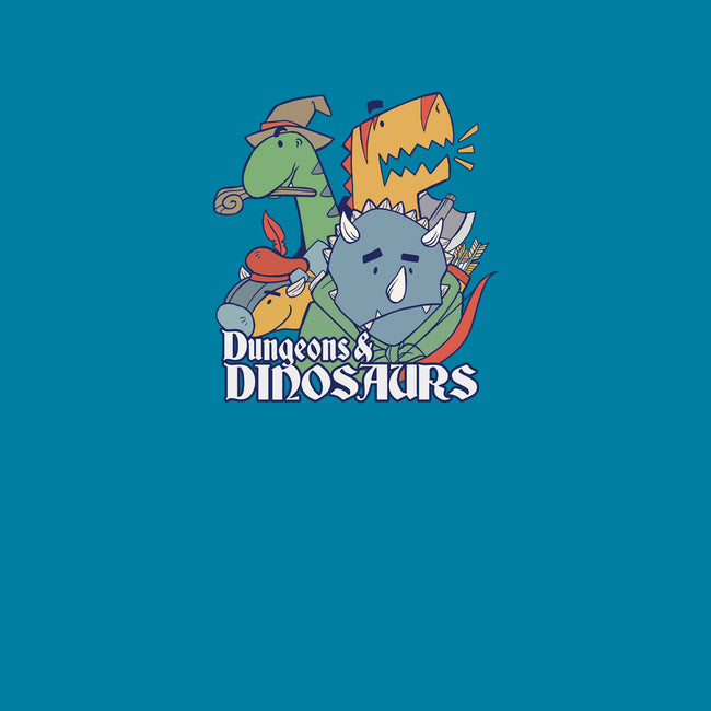 Dungeons and Dinosaurs-none polyester shower curtain-T33s4U
