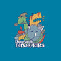 Dungeons and Dinosaurs-none stretched canvas-T33s4U