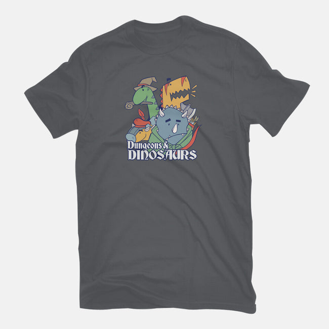 Dungeons and Dinosaurs-unisex basic tee-T33s4U