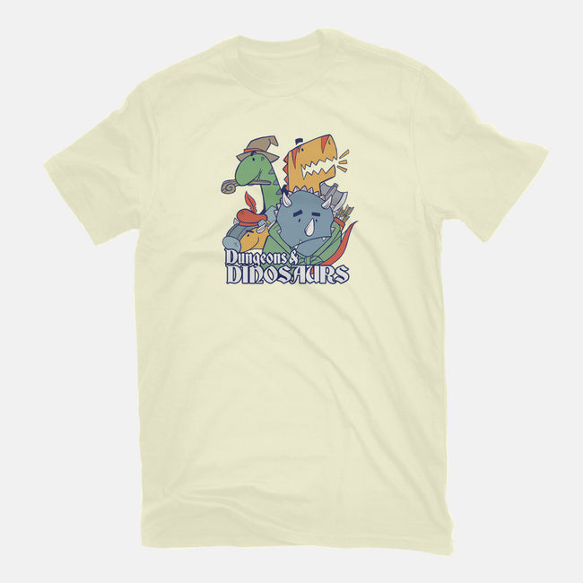 Dungeons and Dinosaurs-mens premium tee-T33s4U