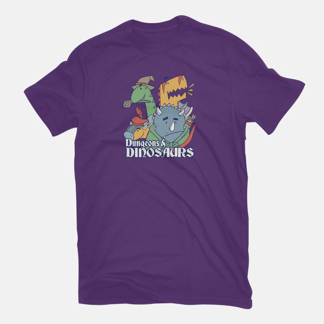Dungeons and Dinosaurs-womens basic tee-T33s4U