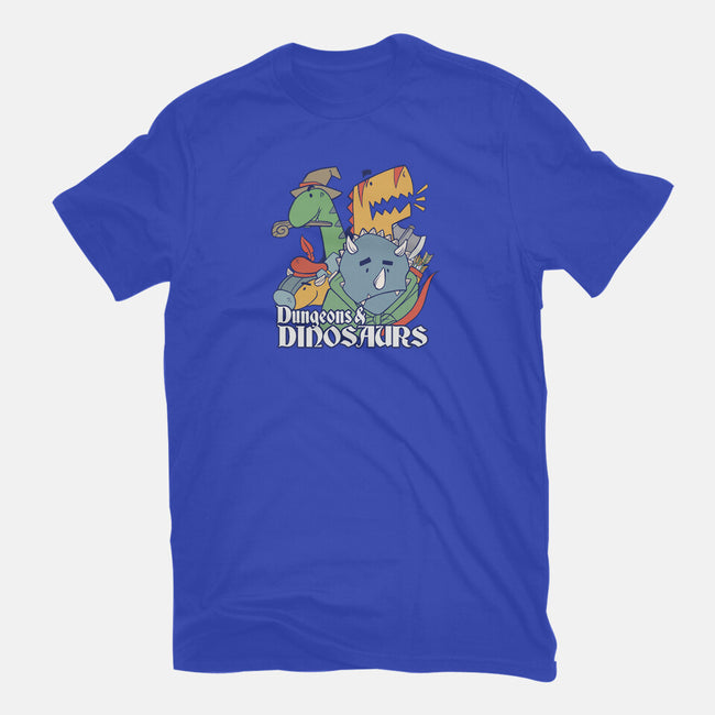 Dungeons and Dinosaurs-unisex basic tee-T33s4U