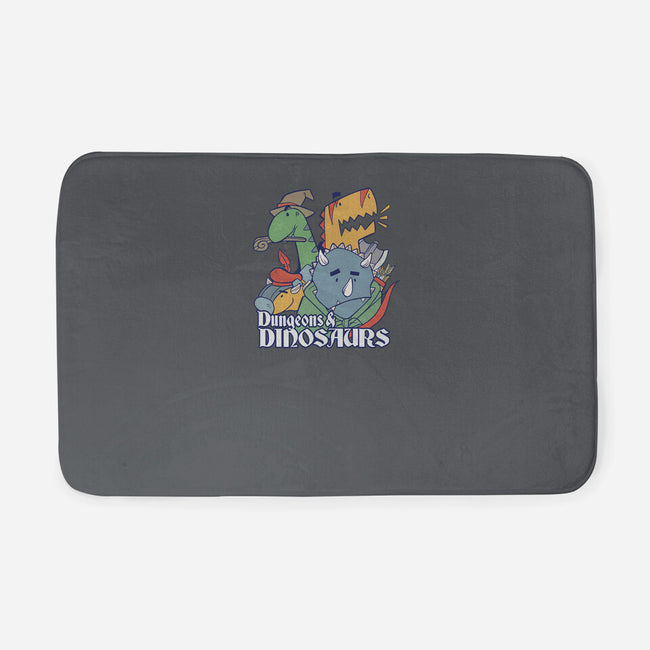 Dungeons and Dinosaurs-none memory foam bath mat-T33s4U