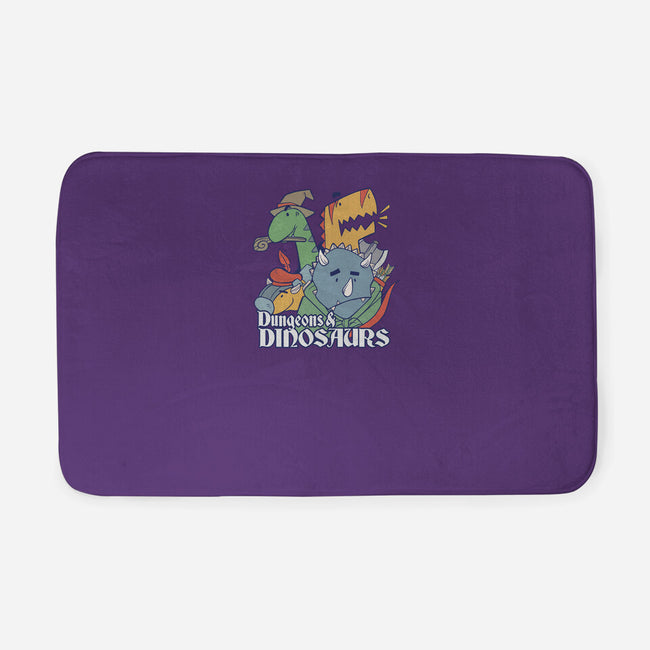 Dungeons and Dinosaurs-none memory foam bath mat-T33s4U