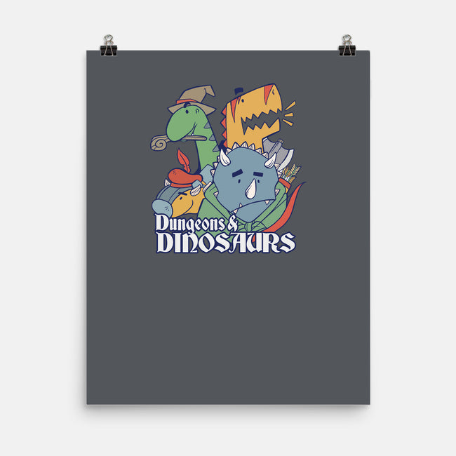 Dungeons and Dinosaurs-none matte poster-T33s4U
