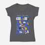 Library Box Who-womens v-neck tee-TaylorRoss1