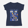 Library Box Who-womens v-neck tee-TaylorRoss1