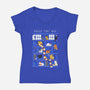 Library Box Who-womens v-neck tee-TaylorRoss1
