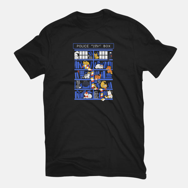 Library Box Who-womens fitted tee-TaylorRoss1