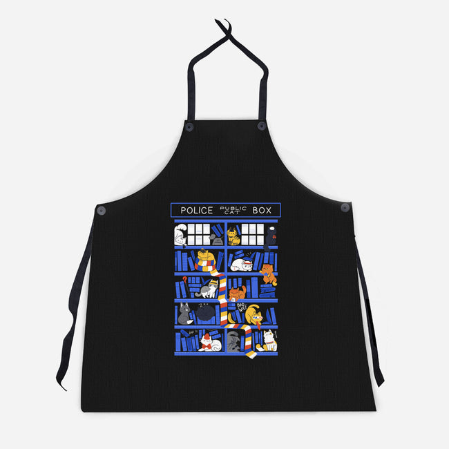 Library Box Who-unisex kitchen apron-TaylorRoss1