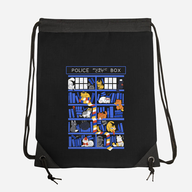Library Box Who-none drawstring bag-TaylorRoss1