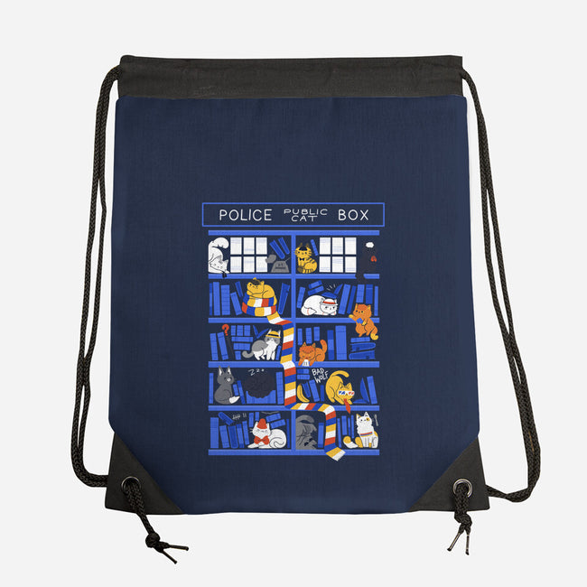 Library Box Who-none drawstring bag-TaylorRoss1