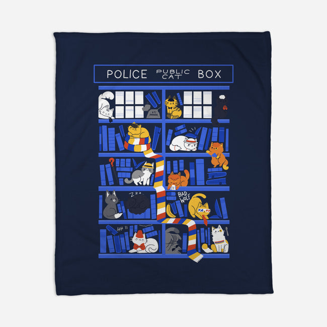 Library Box Who-none fleece blanket-TaylorRoss1