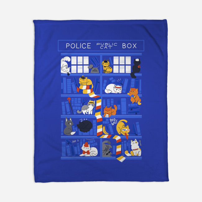 Library Box Who-none fleece blanket-TaylorRoss1