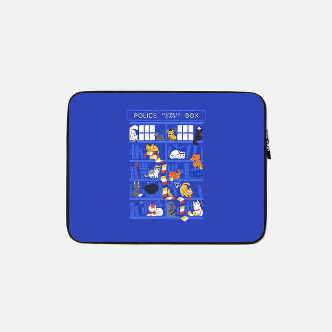 Library Box Who-none zippered laptop sleeve-TaylorRoss1