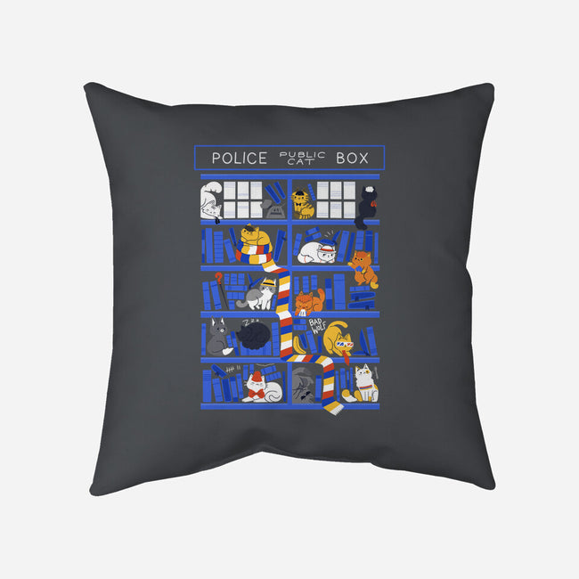 Library Box Who-none removable cover w insert throw pillow-TaylorRoss1