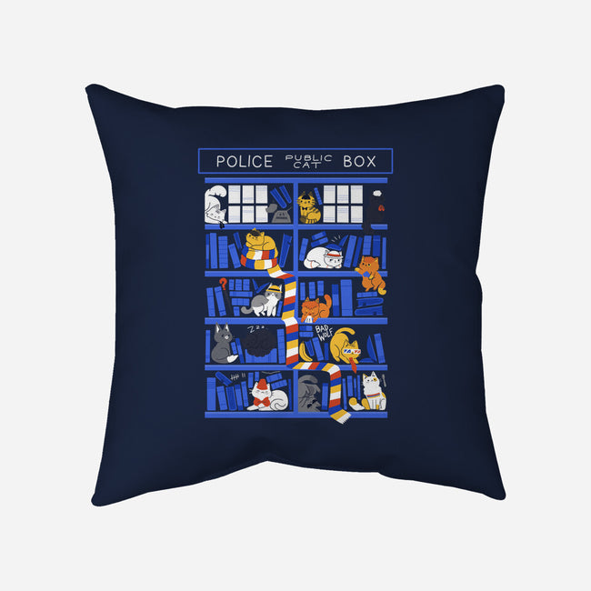 Library Box Who-none removable cover w insert throw pillow-TaylorRoss1