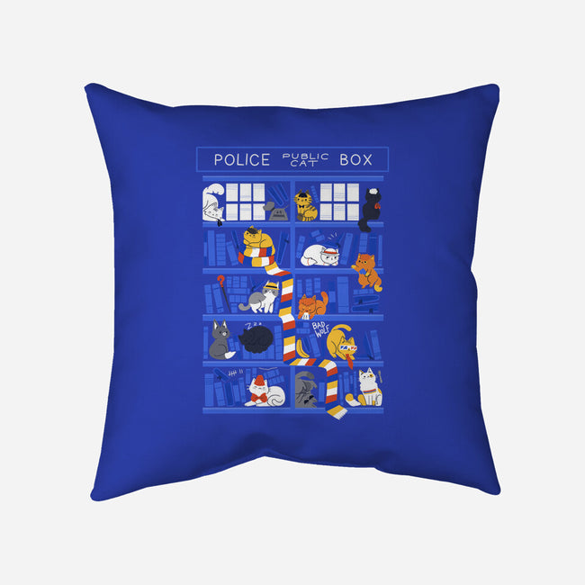 Library Box Who-none removable cover w insert throw pillow-TaylorRoss1
