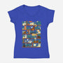 Library Magic School-womens v-neck tee-TaylorRoss1