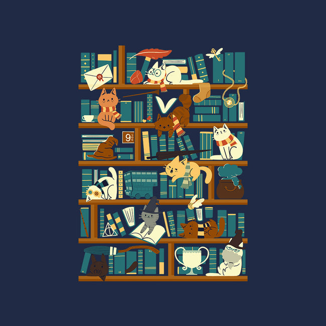 Library Magic School-womens fitted tee-TaylorRoss1
