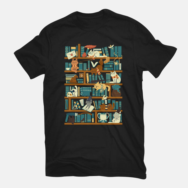 Library Magic School-unisex basic tee-TaylorRoss1