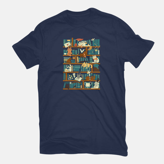 Library Magic School-womens fitted tee-TaylorRoss1