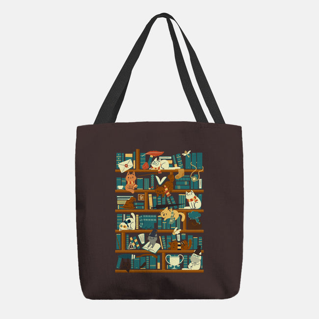 Library Magic School-none basic tote-TaylorRoss1