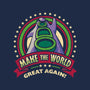 Make The World Great-womens racerback tank-Olipop