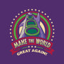 Make The World Great-none stretched canvas-Olipop
