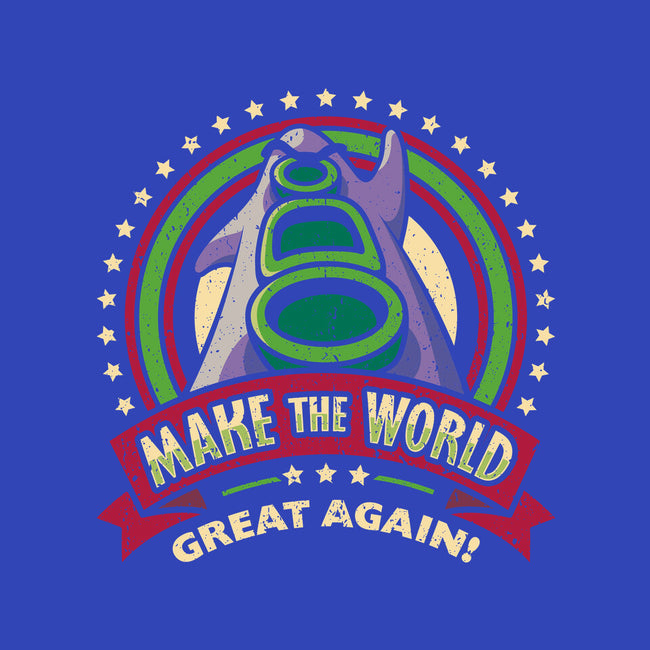 Make The World Great-none stretched canvas-Olipop