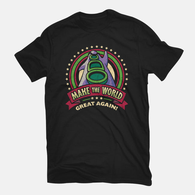 Make The World Great-unisex basic tee-Olipop