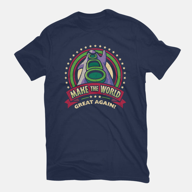 Make The World Great-unisex basic tee-Olipop