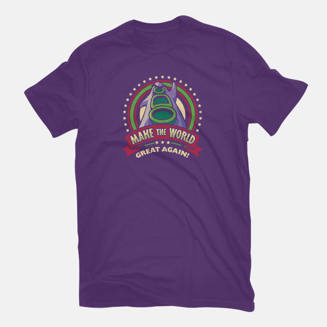 Make The World Great-womens fitted tee-Olipop