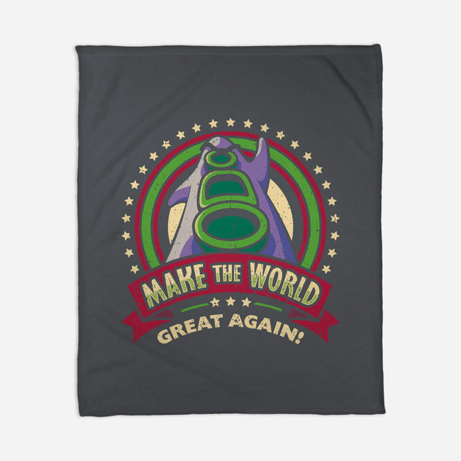 Make The World Great-none fleece blanket-Olipop
