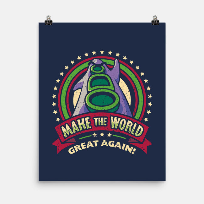 Make The World Great-none matte poster-Olipop