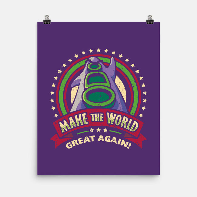 Make The World Great-none matte poster-Olipop