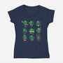 Demon Role Play-womens v-neck tee-Vallina84